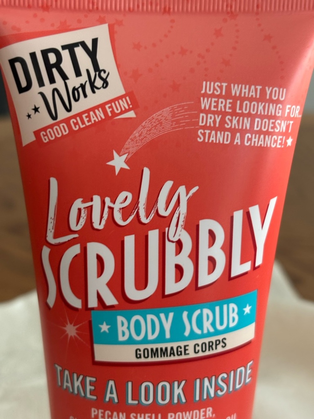 Dirty Works Lovely Scrubbly Body Scrub - Coral - Picture 2 of 7